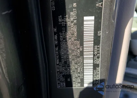 2005 Toyota Sequoia Sr5 из США, поврежденный, VIN 5TDZT34A25S256955